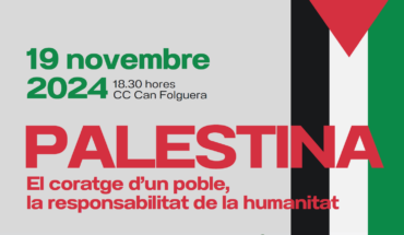 Palestina: el coratge d'un poble, la responsabilitat de la humanitat